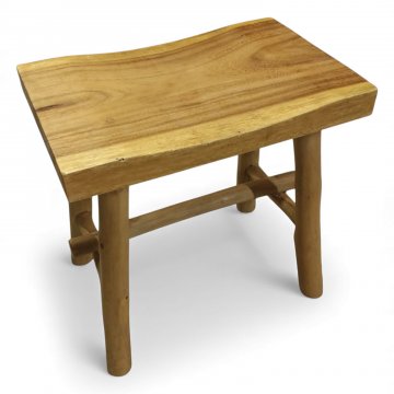 Hocker, Holz, naturfarben