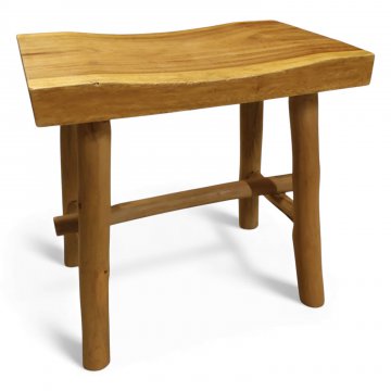 Hocker, Holz, naturfarben