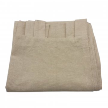 Vorhang H270xB140, beige, BW mit senkrecht eingewebten Linien, mit Schlaufen