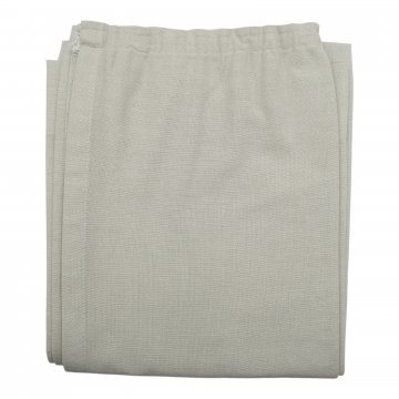 Vorhang H270xB110, hellgrau, Leinenartig, mit Gardinenband