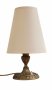Tischlampe Bronze verzierter Tellerfuß, h 15 cm, 46xE27, 12xE14,  Schirme extra!!