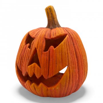 Kürbis, HALLOWEEN, Keramik, orange, Ø26xH35