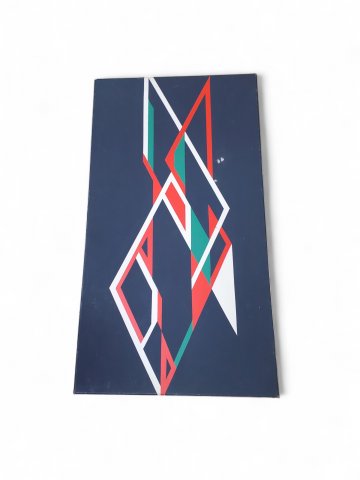 Acrylbild, bunt, 110x60 cm o. Rahmen, RECHTE UNKLAR !