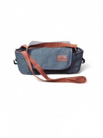 Wickeltasche, Umhängetasche,Babytasche, WINDI, Kunststoff grau, ca. 40x20x15cm