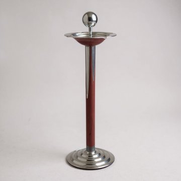 Standaschenbecher, verchromt, vier Ablagen, mit Knauf