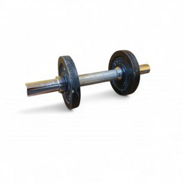 Kurzhantel, Hantel, 3 kg, fertig bestückt mit Hantelscheiben