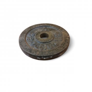 Hantelscheibe 2,5 Kg, Metallguss, schwarz,Loch ø 3cm, 