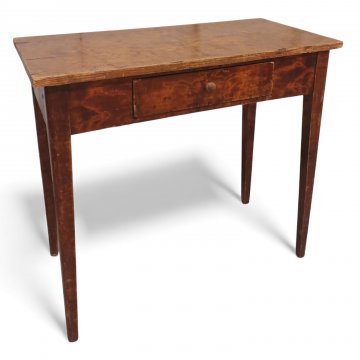 Beistelltisch, BIE, geflammt, 1 Schub, 67x40x75cm,