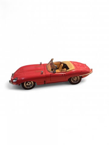 Modellauto, Jaguar E 1961, rot, 25x10cm
