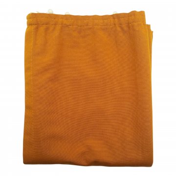 Vorhang H260xB100, orange, Rips, fester Griff, mit Bleiband und Gardinenband