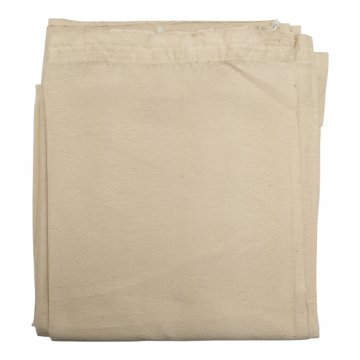 Vorhang H260xB113, creme, glänzend, Mischgewebe, mit Gardinenband