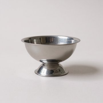 Schälchen, Eisbecher, Schale, silber, mit Sockel, H: 5,5cm
