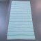 Saunahandtuch 140x70 JUA mint, versch.grüne horizontale Streifen, Fransen 