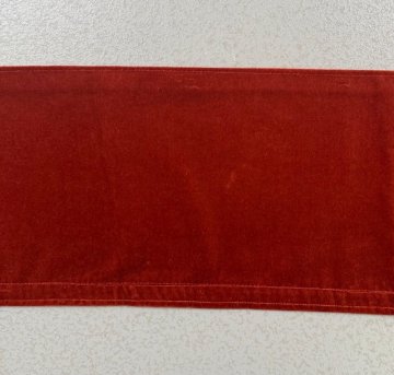 Dekostoff 25x475-490 Querbehang, kupferfb., Schabracke