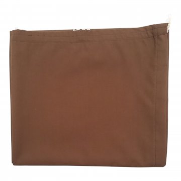 Vorhang H255xB150, braun, Mischgewebe, glatte Oberfläche, mit Gardinenband