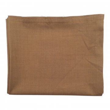 Vorhang H255xB150, kamelbraun meliert, feines Mischgewebe / Bekleidungsstoff, mit Gardinenband