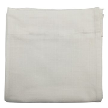 Vorhang H255xB135, weiß, Baumwolle mit leichter Webstruktur, verdeckte Schlaufen