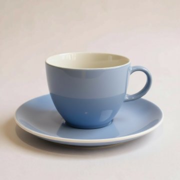 Kaffeetasse mit Untertasse, Sunny Day, Pastel Blue