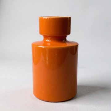 Vase, 70er Jahre Orange, h: 26cm Home Deco