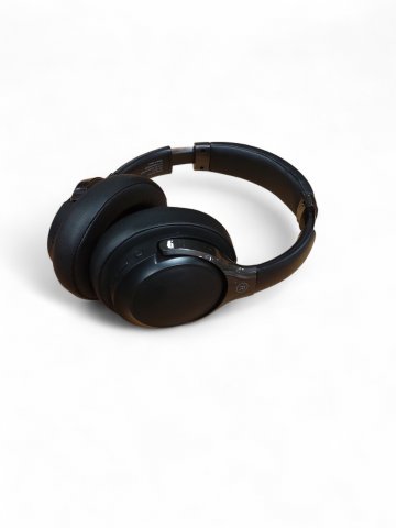 Kopfhörer SCHWARZ, Kunststoff, schwarz, Ohrmuschel 10 cm