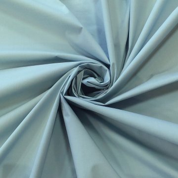 Popeline 258x220 taubenblau, Mittelnaht