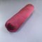 Kissenrolle 90x25 Samt, leichte Struktur, burgunderrot, seitl. Knopf,  Sofarolle, Bettrolle, Nackenrolle