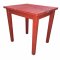 Kindertisch, rot, Holz, 50x60, h 61 cm