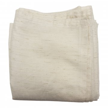 Vorhang H230xB350, creme, Mischgewebe mit Webstruktur, brauner Effektgarn, mit Gardinenband