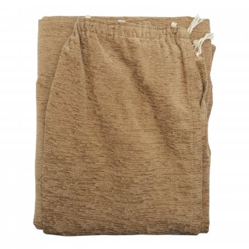 Vorhang H230xB60, dunkelbeige, Chenille, fein, mit Gardinenband 