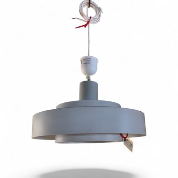 Hängelampe SEJ, 2 Metallringe, hellgrau, Fog &amp; Mørup