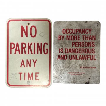 Strassenschild, amerikanisch