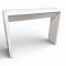 Konsoltisch,weiß glänzend, Ecken stark gerundet, L120xT30xH90