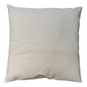 Kissen 50x50, hellgrau, gewebte Baumwolle