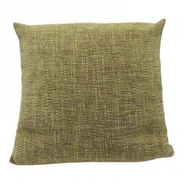 Kissen 40x40, lindgrün/braun meliert, Chenille