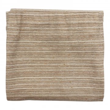 Vorhang H170xB110, beige/creme in querstreifen grob gewebte Farbwechsel, mit Gardinenband