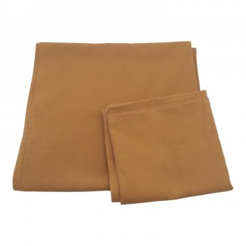 Bettwäschegarnitur 135x175cm + Kissen 75x75, braun