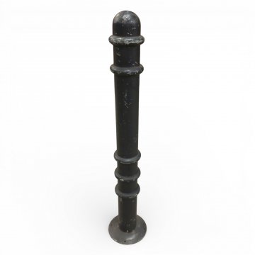 Absperrständer/Poller, Metall anthrazit, H85 Ø10