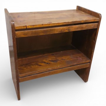 Aktenbock, Holz, Palisander Zwischenboden, Höhe: 60cm, Breite: 60cm, Tiefe: 30cm