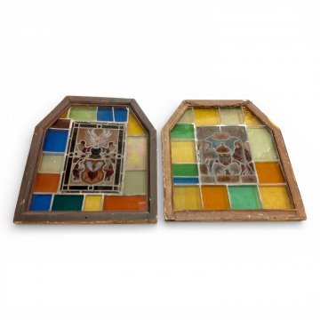 Fenster, bunte Glasscheiben, Bleiverglast, Malerei