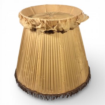 TL-Schirm fraisf. Seidenfalte m. Goldfransen u. Kragen, ø39cm