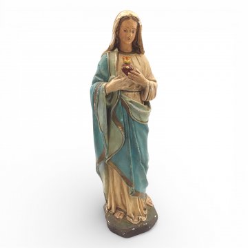 Madonna, Stuck, farbig, 40cm