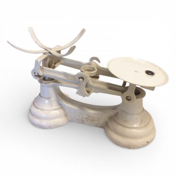 Küchenwaage Metall weiss 35 cm