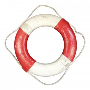 Rettungsring rot-weiss, ø 50cm