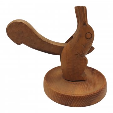 Nussknacker, Eichhörnchen/Hase, Holz, 25cm