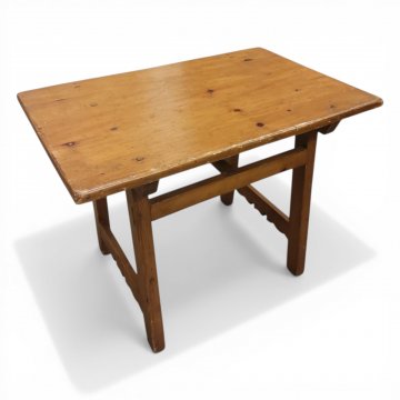 Tisch PINIE, klein mit verzierter Zarge, 75x50cm, h 57cm