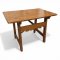 Tisch PINIE, klein mit verzierter Zarge, 75x50cm, h 57cm