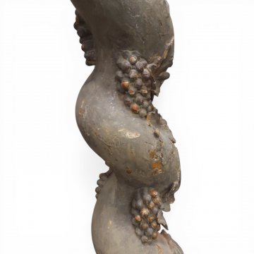 Barocksäule m. Weinranken, ca.1,5 m hoch, Säule