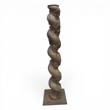 Barocksäule m. Weinranken, ca.1,5 m hoch, Säule