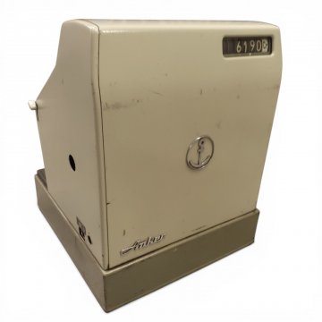 Registrierkasse ANKER, NUR DEKO, Drucktasten, Metall grau