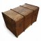 Überseekoffer, dkl.braun, Holzleisten, Beschläge Messing, B96xT60xH58